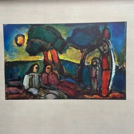 Heliogravure Rouault - Puits de Jacob