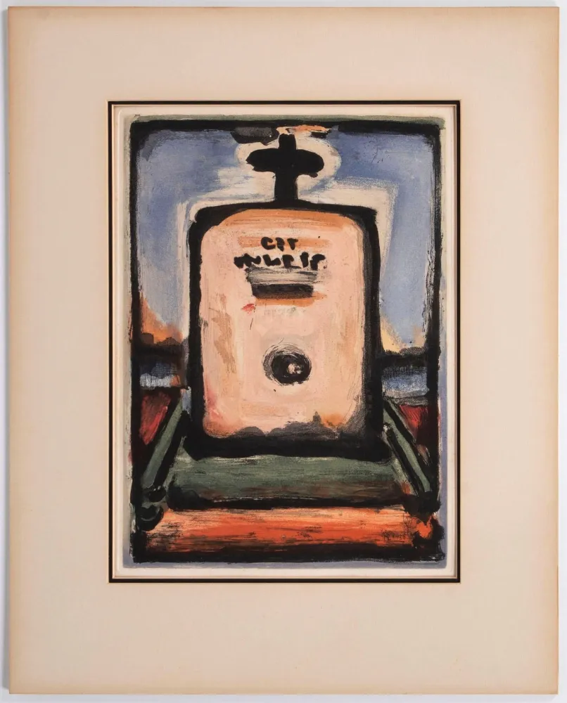 Aquatint Rouault - Tombeau