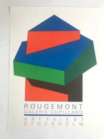 Poster Rougemont (De) - Galerie Cupillard / ART fair Stockholm