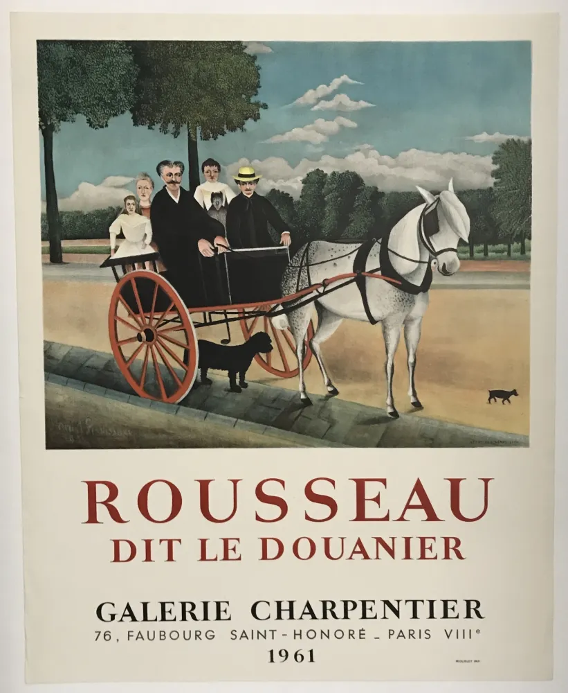 Lithografie Rousseau - Dit le Douanier