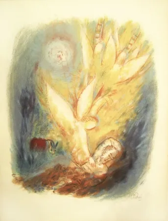 Lithografie Rubin - Angels – From the Portfolio Visions of the Bible