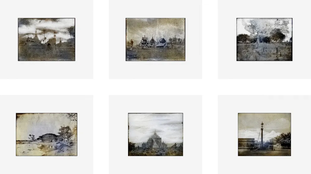 Digitale Print Ruff - Tripe (Set of six)