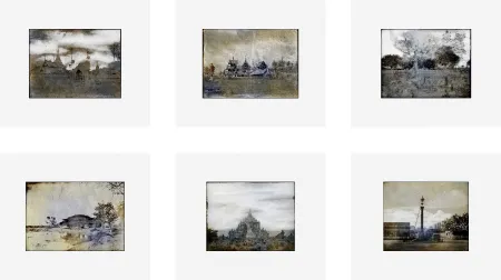 Digitale Print Ruff - Tripe (Set of six)