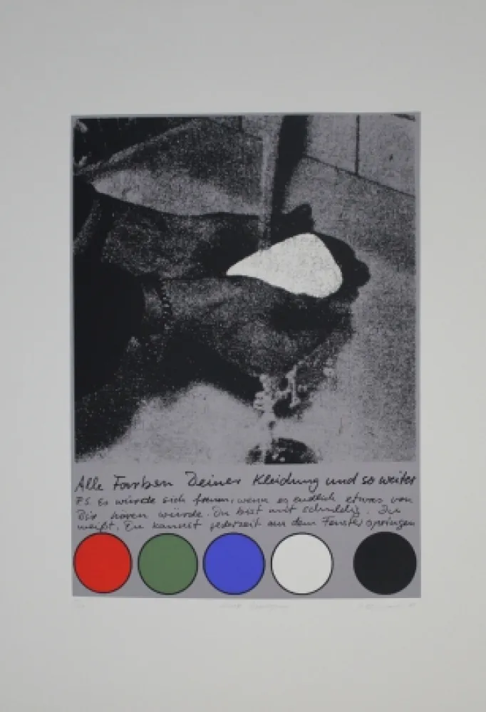 Zeefdruk Rühmann - Scharfe Überlegung