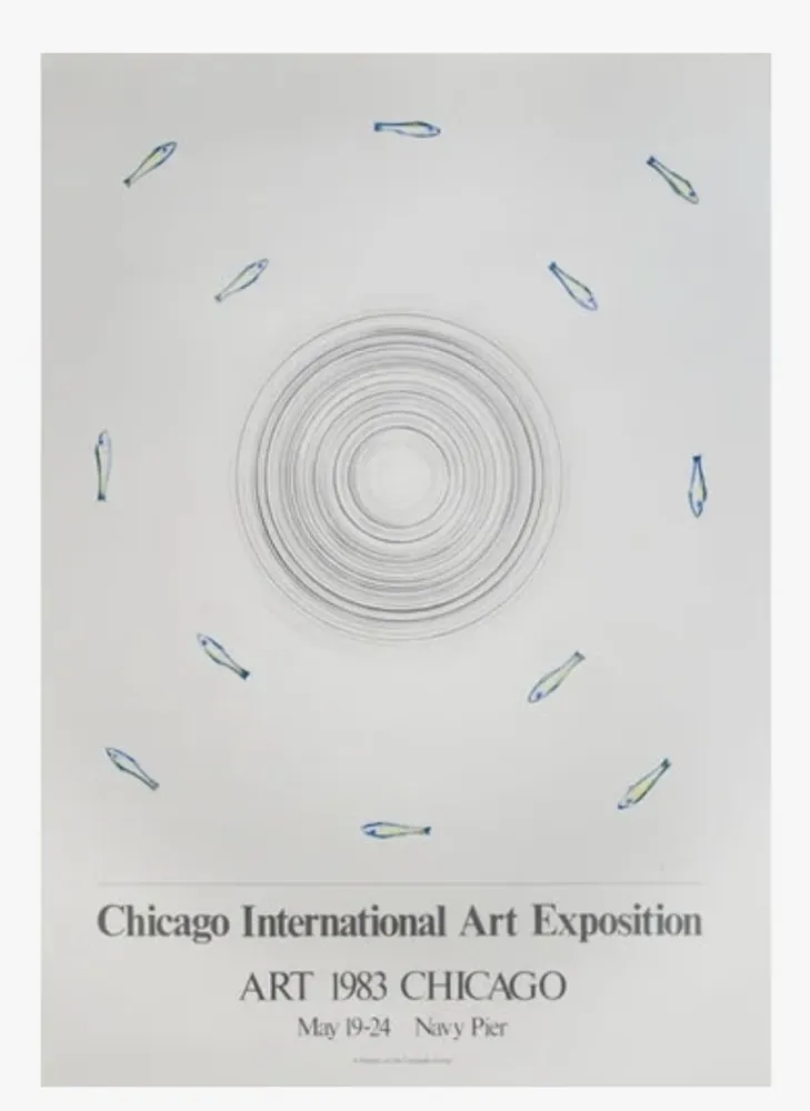 Lithografie Ruscha - Art 1983 Chicago