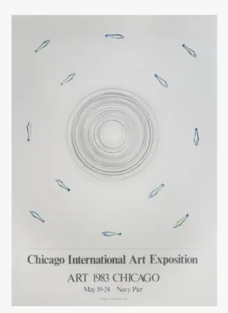 Lithografie Ruscha - Art 1983 Chicago