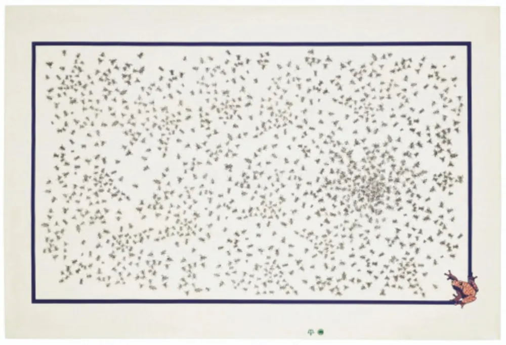 Lithografie Ruscha - Flies and Frog