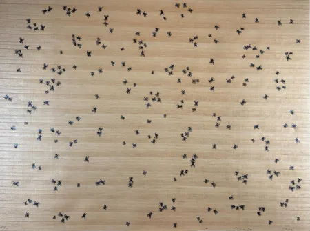 Zeefdruk Ruscha - Flies from the Insects Portfolio