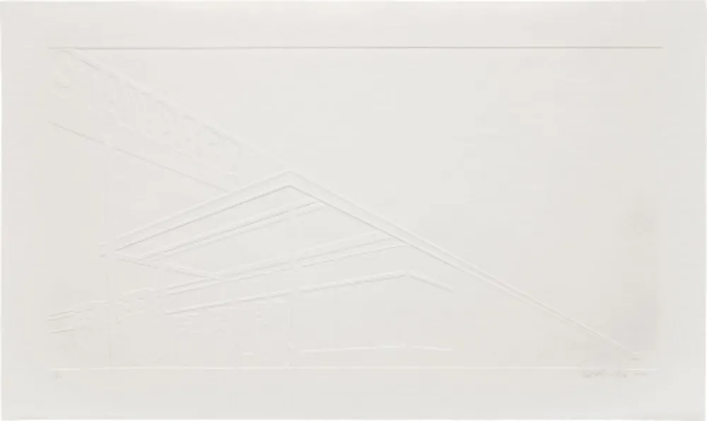 Reliëf Ruscha - Ghost Station