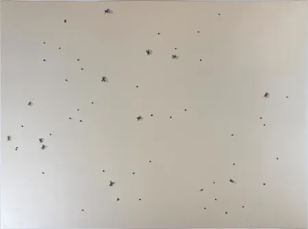 Zeefdruk Ruscha - Pearl Dust Combination from the Insects Portfolio
