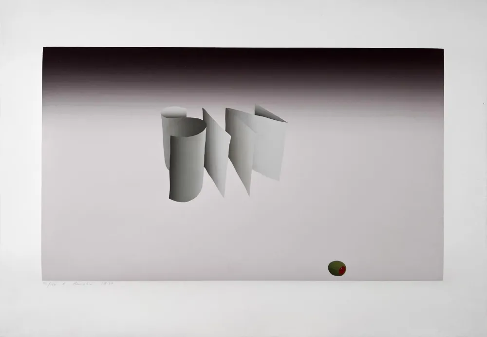 Lithografie Ruscha - Sin 