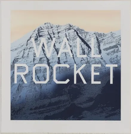 Lithografie Ruscha - Wall Rocket
