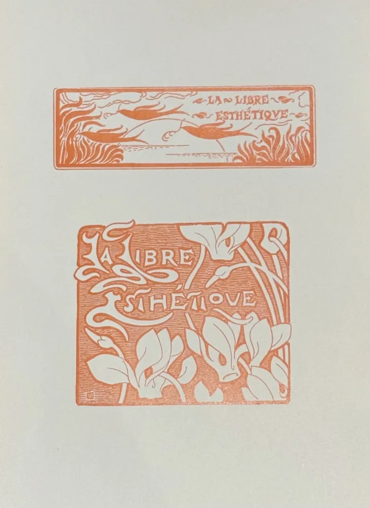 Linosnede Rysselberghe - Le Libre Esthétique