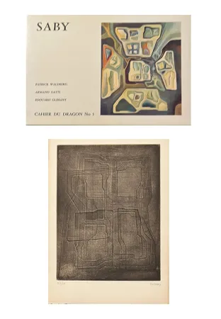 Geïllustreerd Boek Saby - Catalogue avec gravure originale signée