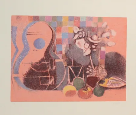 Lithografie Saetti - NATURA MORTA