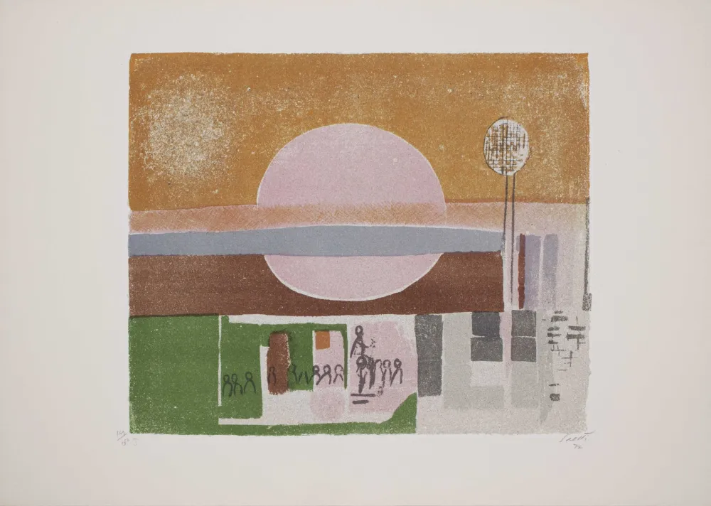 Lithografie Saetti - Sei muri