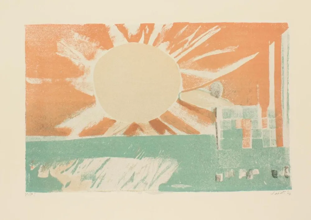 Lithografie Saetti - SEI MURI DI SAETTI