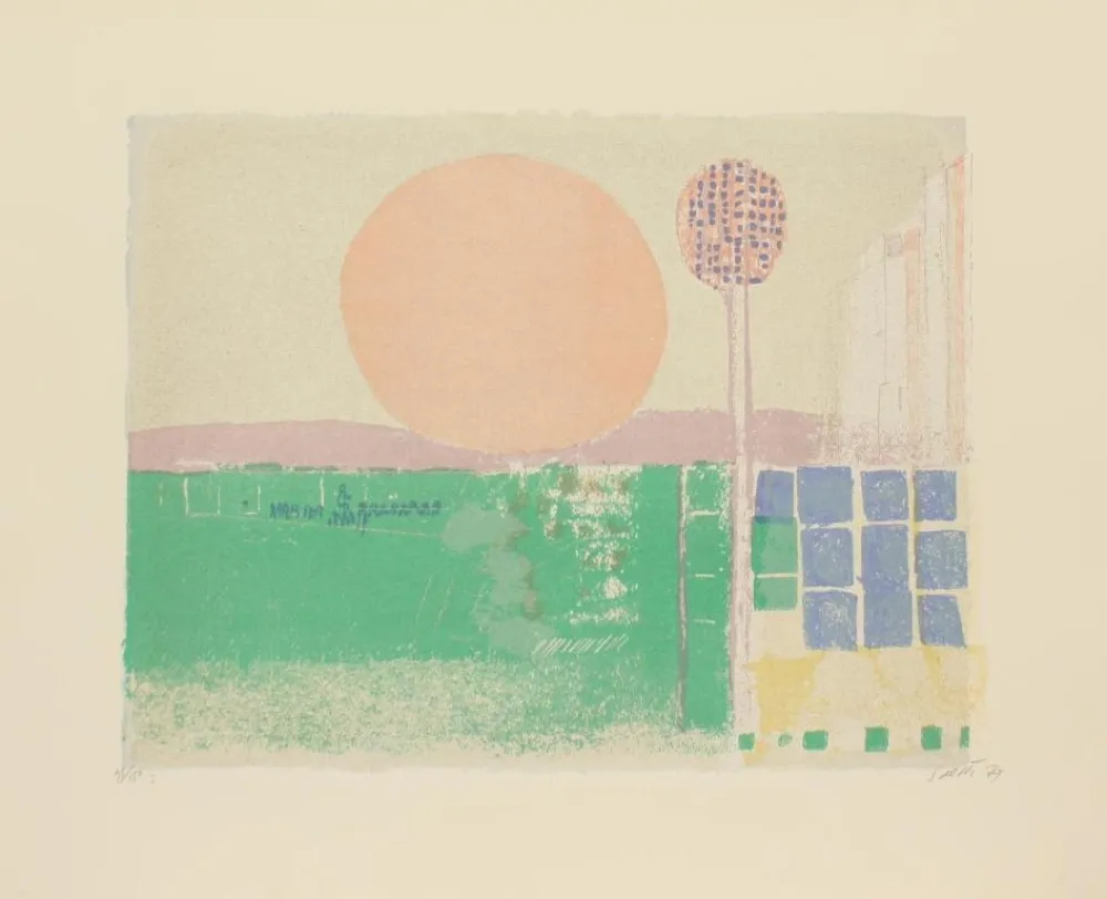 Lithografie Saetti - SEI MURI DI SAETTI