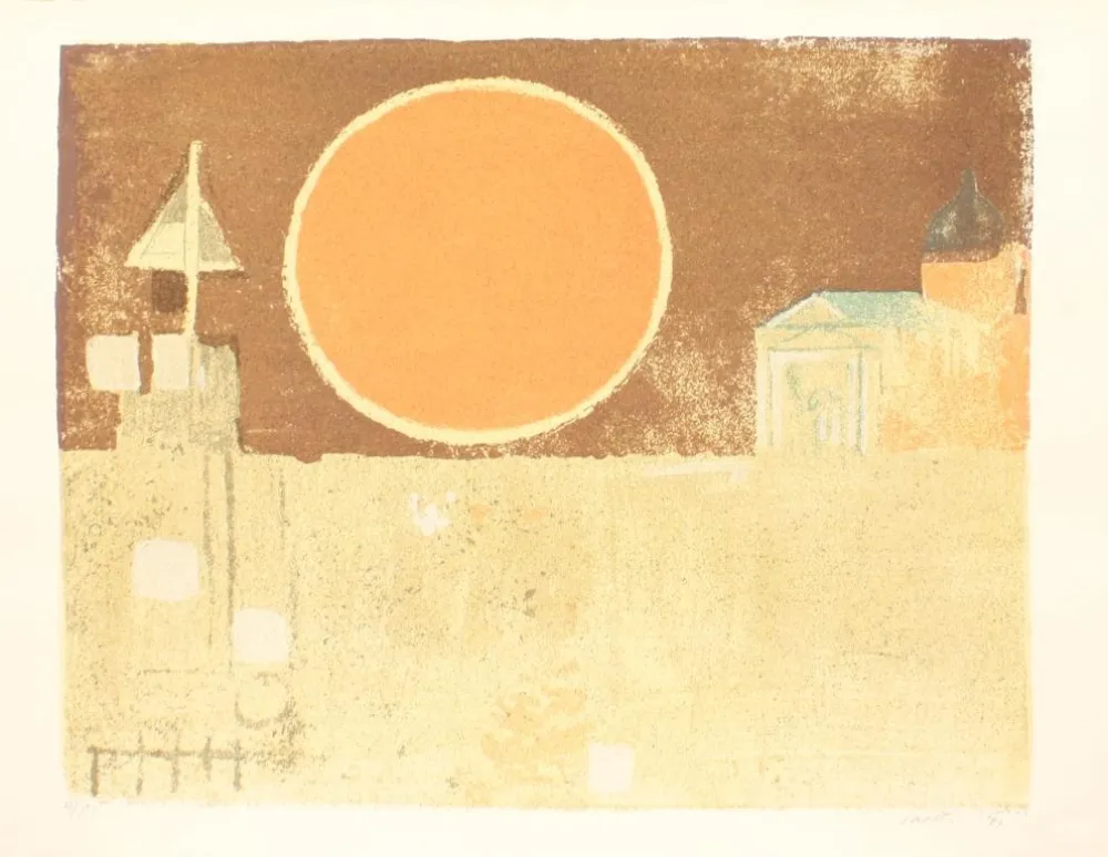 Lithografie Saetti - SEI MURI DI SAETTI