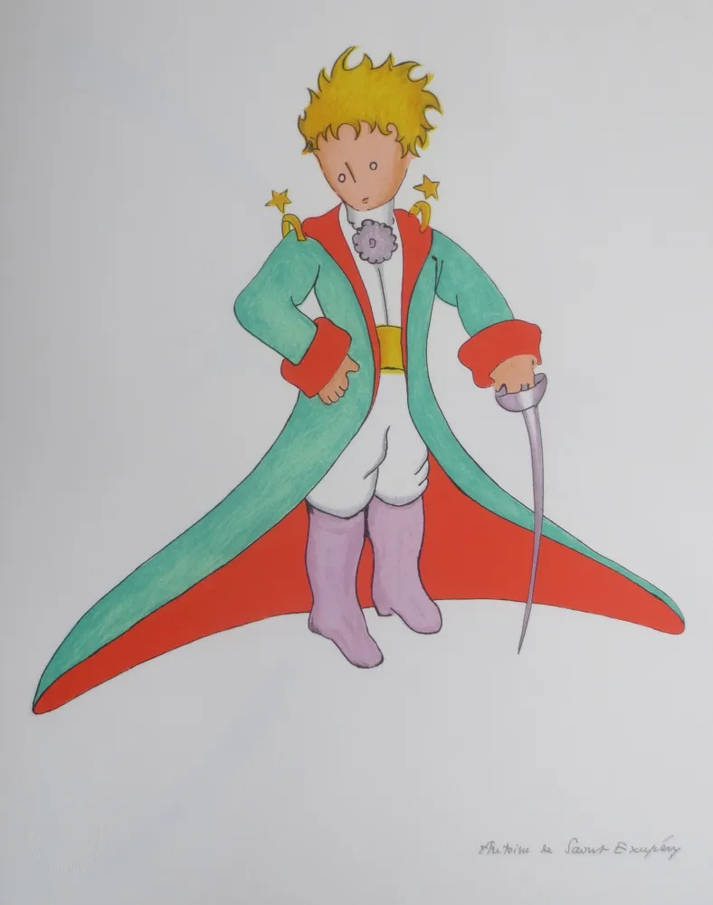 Lithografie Saint-Exupéry - Le grand manteau