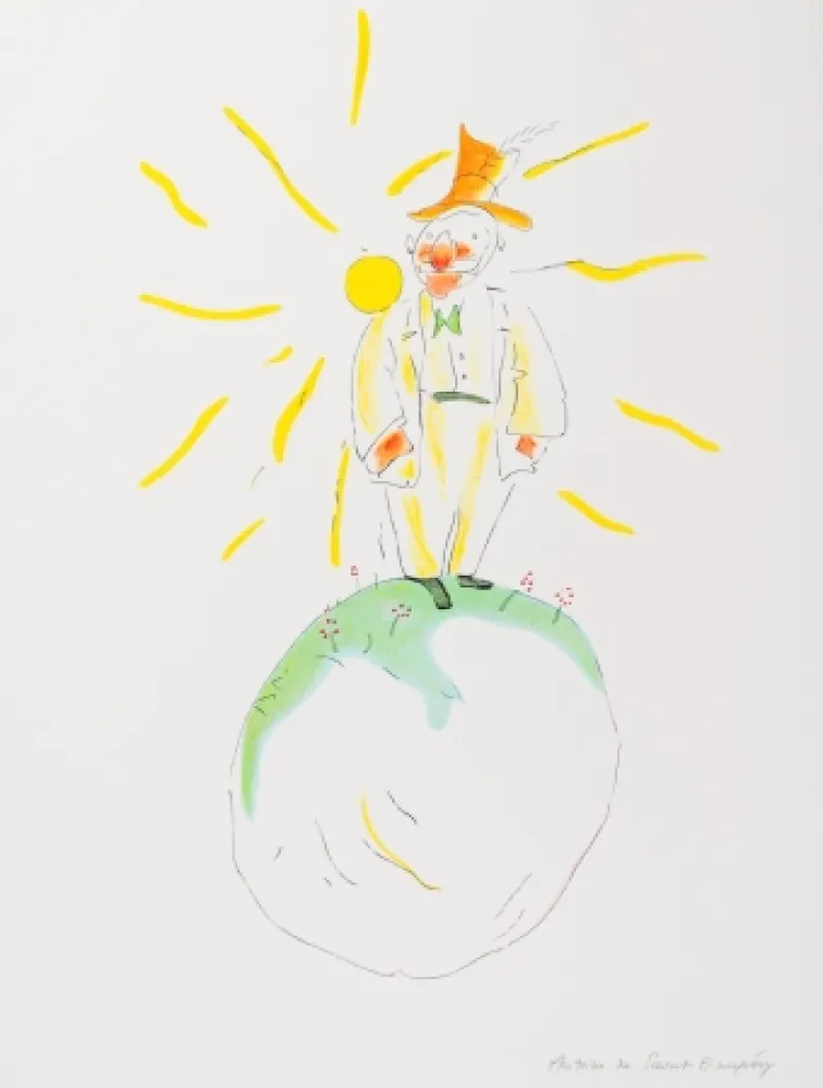 Lithografie Saint-Exupéry - Le Poète