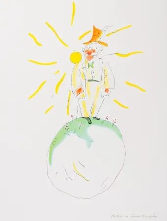 Lithografie Saint-Exupéry - Le Poète