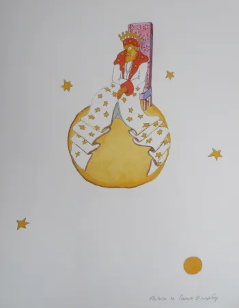 Lithografie Saint-Exupéry - Le vieux roi