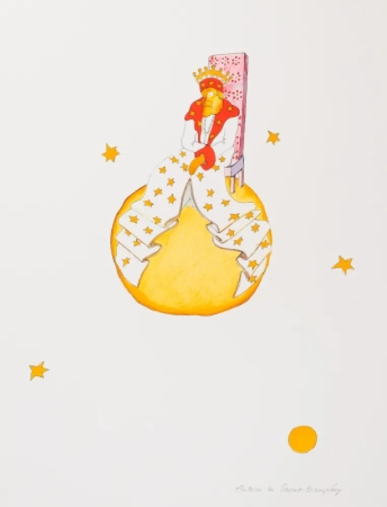 Lithografie Saint-Exupéry - Le Vieux Roi