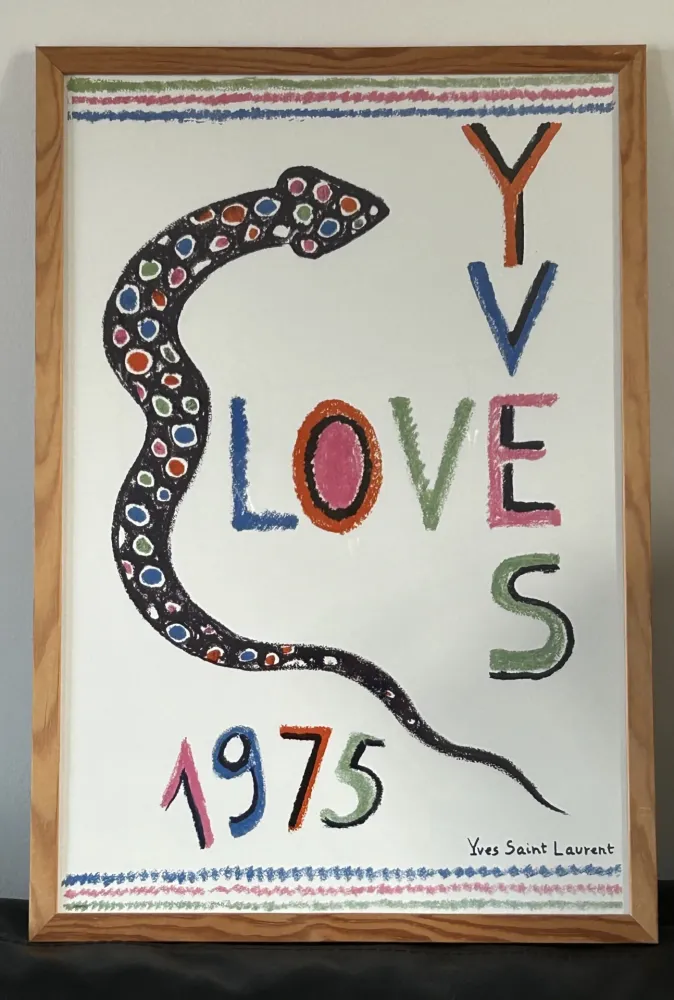 Geen Techniek Saint Laurent - LOVE 1975