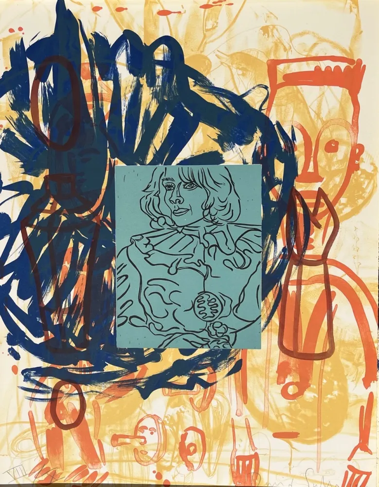 Lithografie Salle - Liveley Iris III