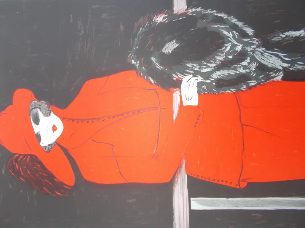 Lithografie Salomon - Elégante