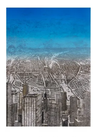 Ets En Aquatint Salzmann - Paris de la Défense