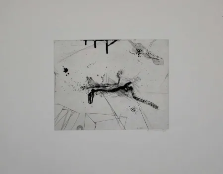 Ets En Aquatint Sandig - Untitled