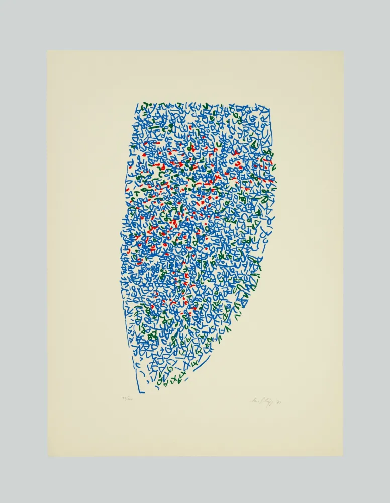 Lithografie Sanfilippo - Composizione (C)