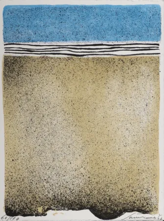 Lithografie Santomaso - Abstract Composition, 1967 - Hand-signed!