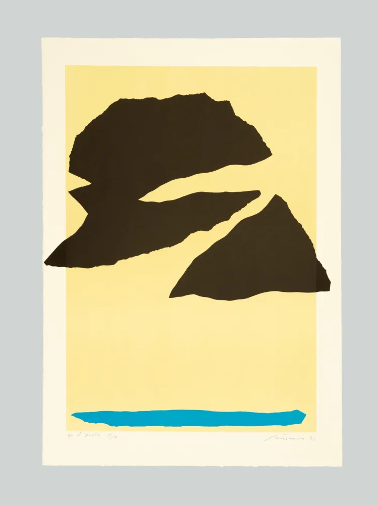 Lithografie Santomaso - Composizione