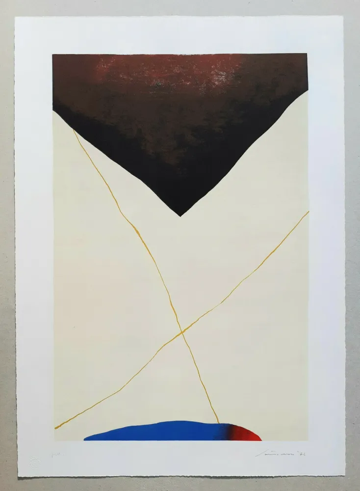 Lithografie Santomaso - Composizione