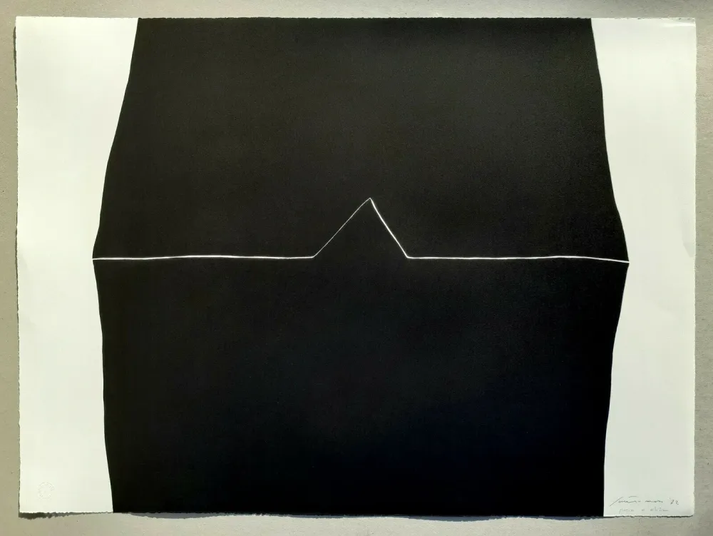 Lithografie Santomaso - Composizione