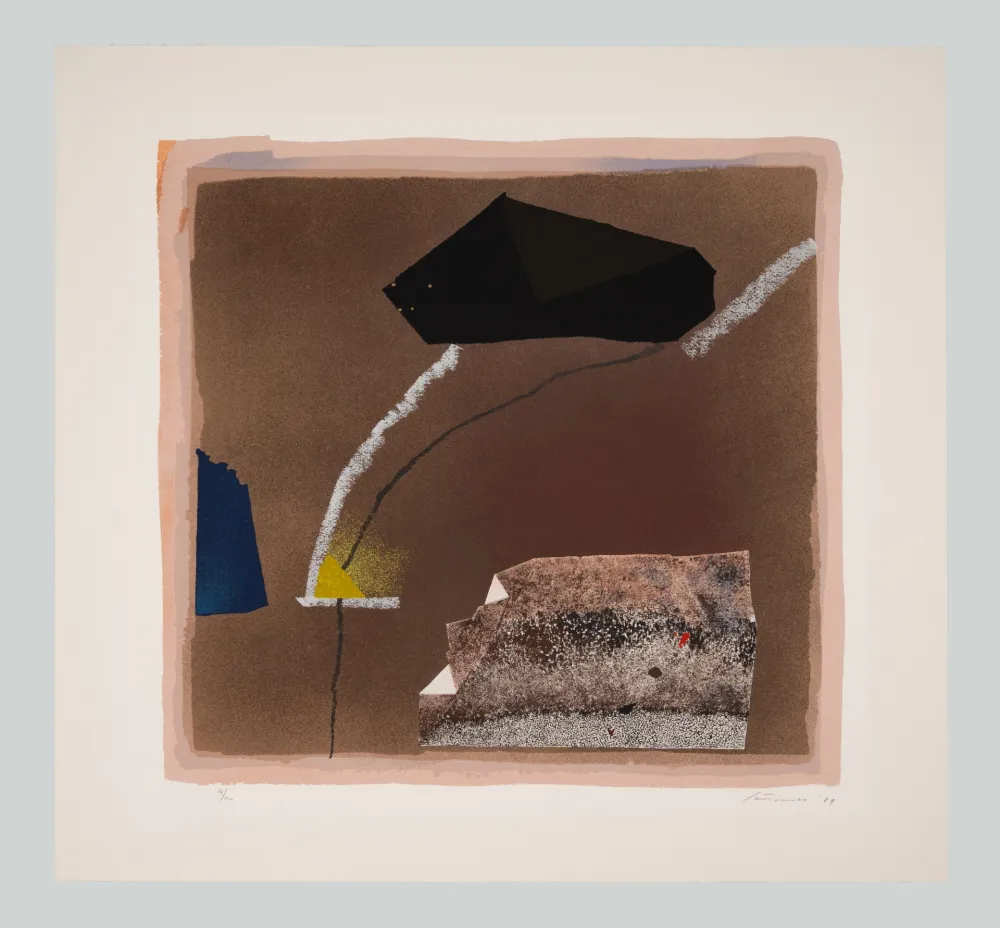 Zeefdruk Santomaso - Composizione