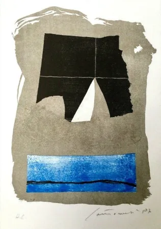 Lithografie Santomaso - Composizione