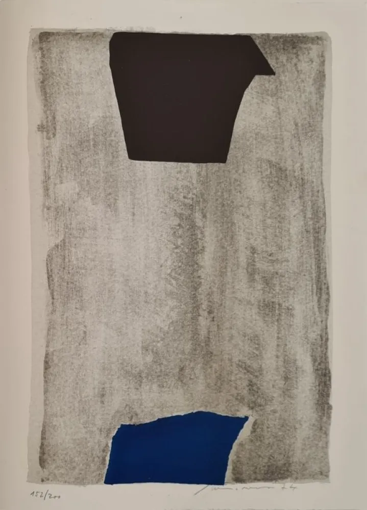 Lithografie Santomaso - Erker-Treffen 2