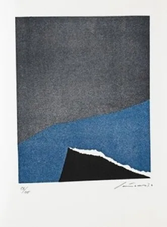 Lithografie Santomaso - Jean Cassou: vingt-deux poèms