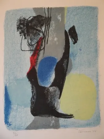 Lithografie Santomaso - La casa del picchio