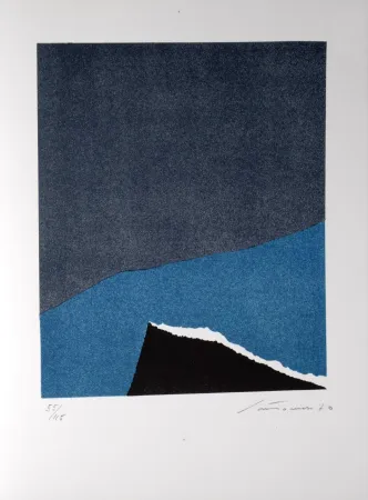 Lithografie Santomaso - Les pires chansons, 1970 - Hand-signed