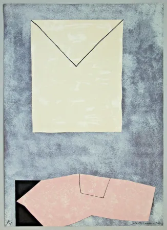 Lithografie Santomaso - Lettera