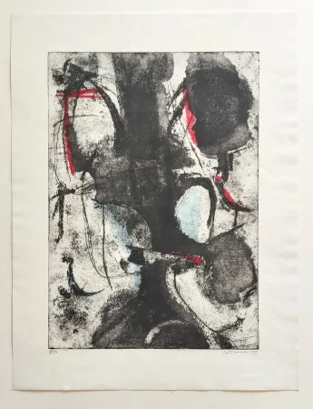 Ets En Aquatint Santomaso - Senza titolo