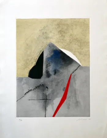 Ets En Aquatint Santomaso - Senza titolo 2