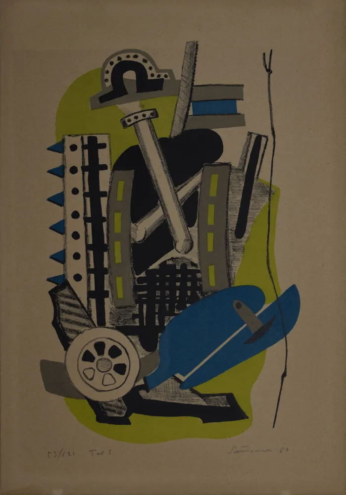 Lithografie Santomaso - Tav. 5