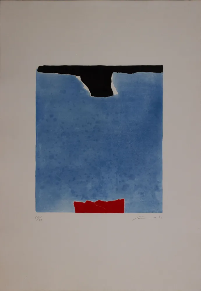 Ets En Aquatint Santomaso - Untitled