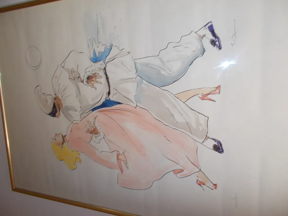 Lithografie Sarno - Le Bal